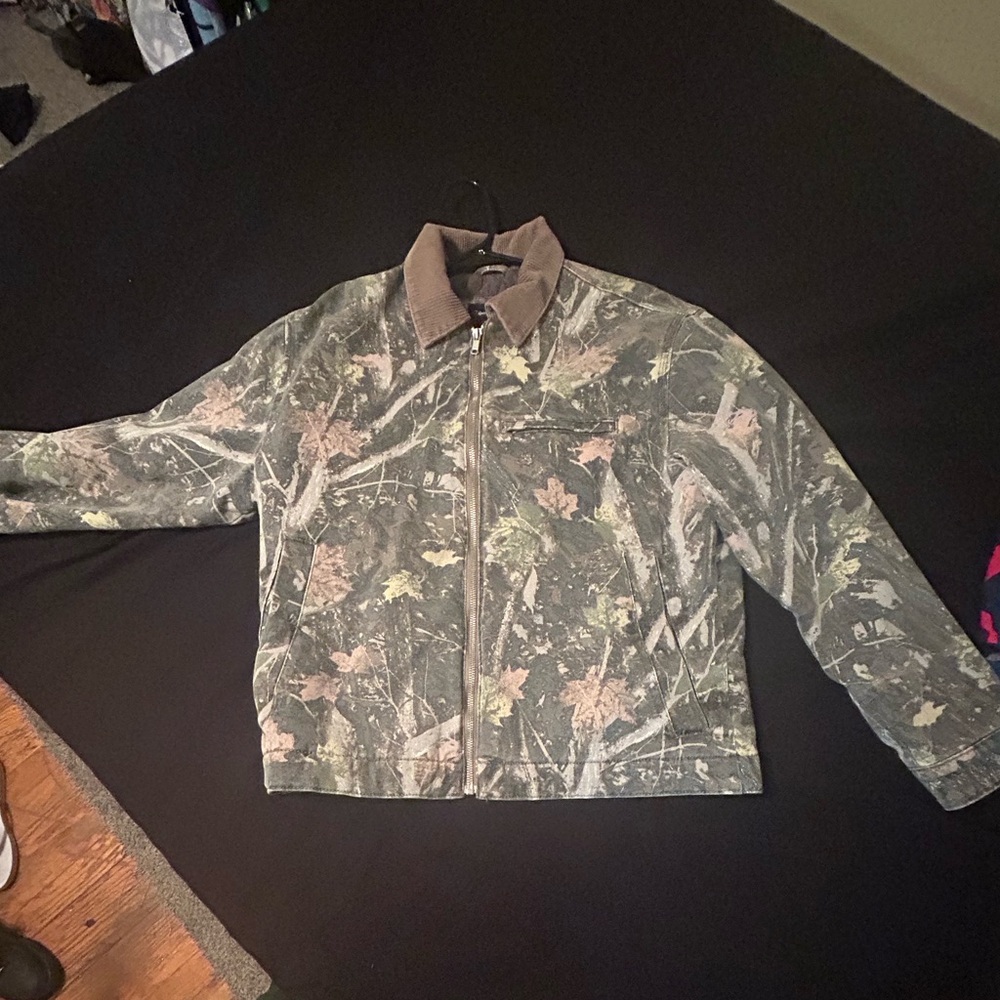 Abercrombie & Fitch Green Brown Military Field Jacket